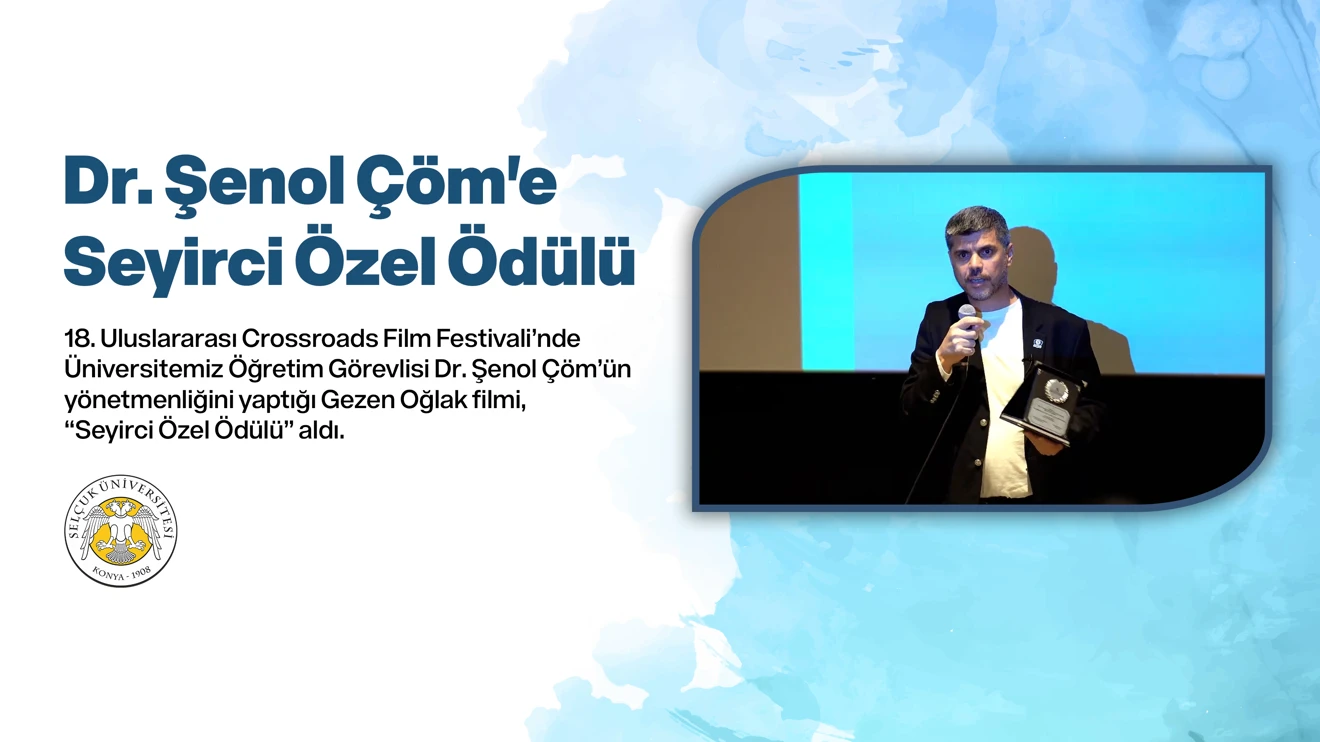 Dr. Şenol Çöm'e Seyirci Özel Ödülü